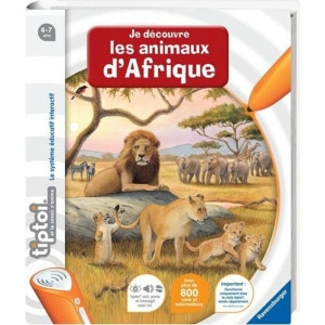 Interaktywna książeczka dla dzieci Ravensburger Discovering African Animals