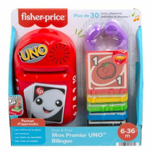 Interaktywna zabawka dla niemowląt Fisher Price My First Bilingual Uno