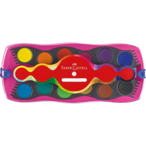 Zestaw Farb Akwarelowych Faber-Castell Connector 12 kolorów