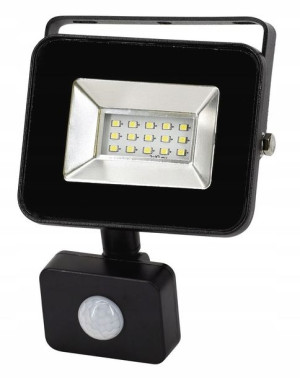 Naświetlacz LED LOFOT 10W 6000K Bemko z czujnikiem