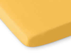 Prześcieradło jersey 120x60cm- żółte