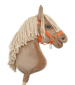 Kantar regulowany dla konia Hobby Horse A3 - pomarańczowy
