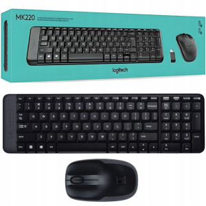 Klawiatura Mysz Logitech Mk220 Bezprzewodowa