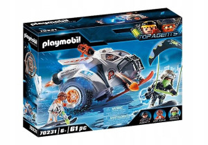 Playmobil 70231 Spy Team pojazd śnieżny
