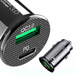Ładowarka Samochodowa Usb 5v 3a Qc3.0 Usb-c Pd 18w