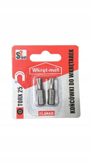 Bit Bity Końcówki Do Wkrętarki Torx Tx-25/25 2szt