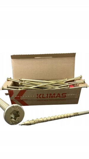 Wkręty Ciesielskie 8x160 Torx Łeb Stożkowy 50szt