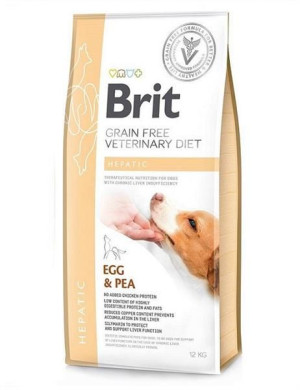 BRIT Veterinary Diets Dog Hepatic 12 kg - sucha karma dla psów dorosłych, 1