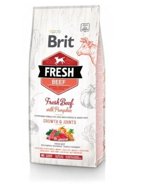 BRIT Fresh beef with pumpkin puppy large 2.5 kg - Sucha karma dla psów, Woł