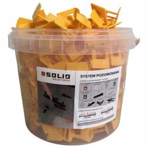 System Poziomowania Płytek Solid Klipsy 2mm 440szt