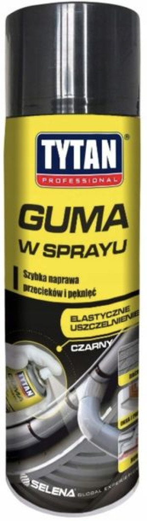 Tytan Guma W Sprayu 400 Ml Uszczelnia Przecieki