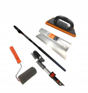 Solid Nóż 45cm Kij Teleskopowy Adapter Wałek Paca