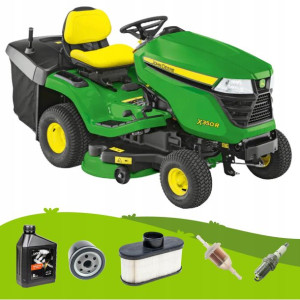 Kosiarka Traktor John Deere X350R + Zestaw 2023
