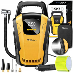 KOMPRESOR SAMOCHODOWY 12V pompka samochodowa LCD