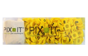 PIX-IT Yellow 180 el. Litery + Cyfry + Emotikony