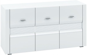 Arko 09 Komoda Front Biały Połysk Ml