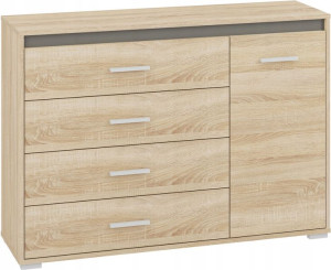Avo 12 Komoda Sonoma Antracyt Ml Meble