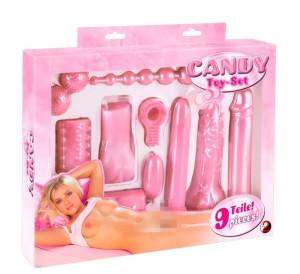 Różowy Zestaw Wibratorów - Candy Toy Set