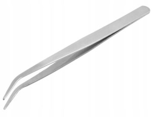 Pęseta krawiecka do nawlekania nici zagięta 15cm