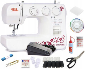 Maszyna do szycia JANOME JUNO E1019 + GRATISY