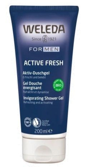 (DE) Weleda Men, Żel pod prysznic, odżywczo oczyszczający, 200 ml (PRODUKT