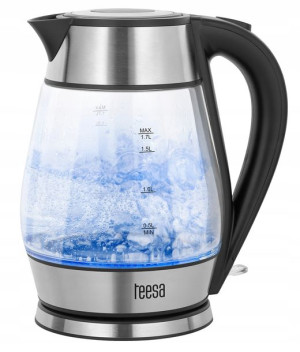 Czajnik Bezprzewodowy Szklany Teesa TSA1512B 1.7 L