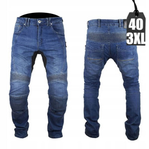 Jeansy motocyklowe Leoshi Faster Kevlar 40 | 3XL