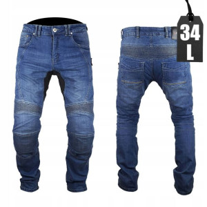 Jeansy motocyklowe Leoshi Faster Kevlar 34 | L