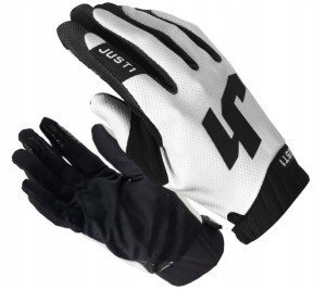 Rękawice JUST1 J-FLEX 2.0 BLACK WHITE rozmiar L