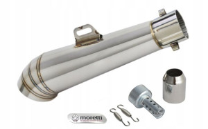 Uniwersalny tłumik stalowy Moretti