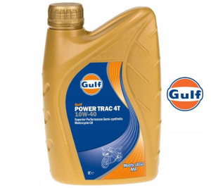 Olej półsyntetyczny GULF POWER TRAC 4T 10W40 1L