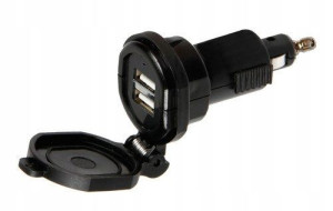 DŁadowarka Din 2XUSB szybkie ładowanie 2700 mA