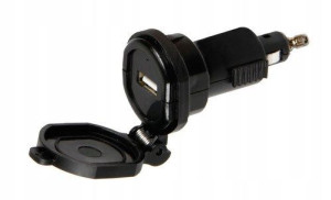 LAMPA Din-Tech, 1 port USB Ładowarka Din - szybkie