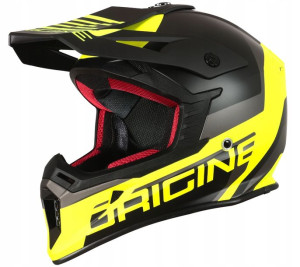 Kask ORIGINE HERO MX fluo yellow-black matt L