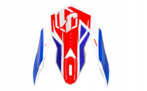 Daszek kasku JUST1 J38 BLADE Blue-Red-White