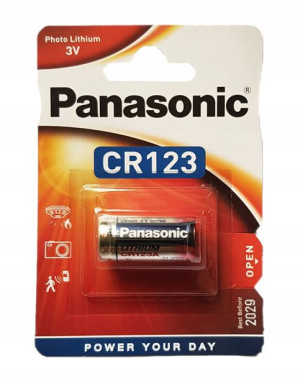 Bateria litowa PANASONIC CR123 3V DL123A 1 SZTUKA 1400 mAh EL CR123 AP