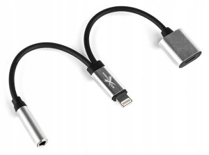 Adapter Lighting na Lightning + Jack 3.5 mm AUX do