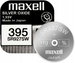 Bateria srebrowa MAXELL 395 399 SR927SW 1 SZTUKA 1.55V 57 mAh 927 SB-AP