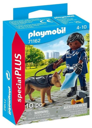 Playmobil 71162 Policjant Z Psem Tropiąc