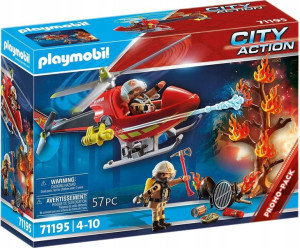 Playmobil 71195 helikopter strażacki