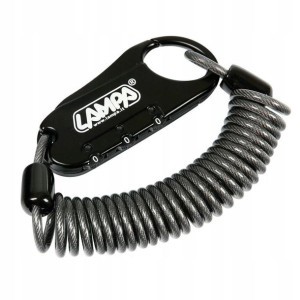 LAMPA Raptor, zamek szyfrowy z linką - 150 cm MW48