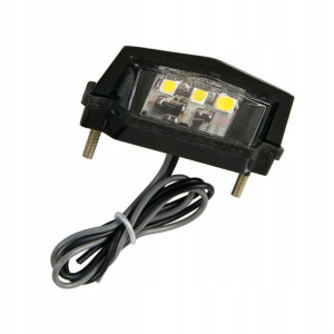 LAMPA 3 punktowe oświetlenie tablicy rejestracyjne