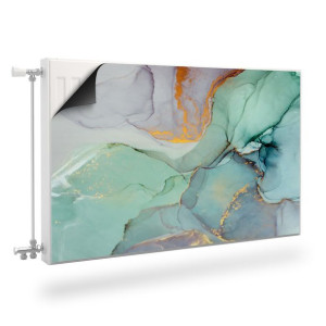 Mata MAGNETYCZNA Grzejnika Marmur Pastele Abstrakcja 80cm x 60cm