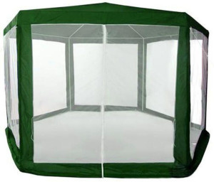 Namiot pawilon ogrodowy handlowy 2x2x2 m z moskitierą  Goodhome