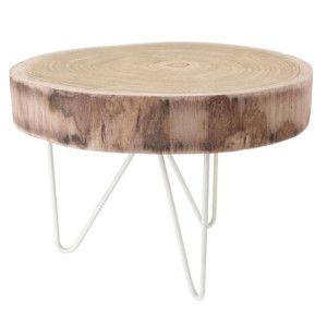 Okrągły mini stolik kawowy na 3 nogach 42 cm