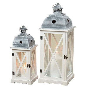 Komplet 2 lampionów Tudor wys 61 cm