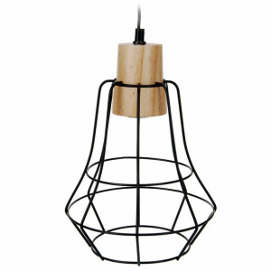 Metalowa lampa wisząca geometryczna