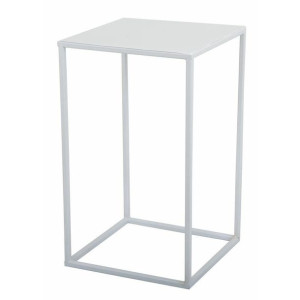 Nowoczesny kwietnik stojący 40cm biały
