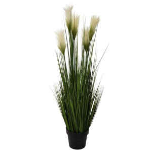 Trawa sztuczna kwitnąca w donicy 118 cm