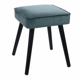 Taboret tapicerowany Velvet niebieski